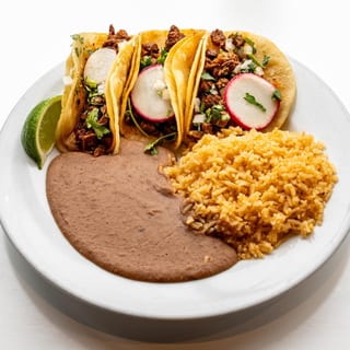 Carne Asada Taco Platter